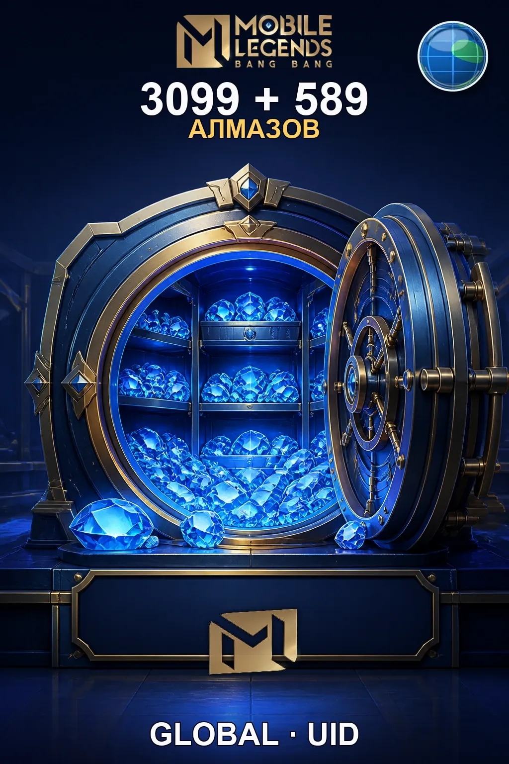 3099 + 589 Алмазов — MLBB Global