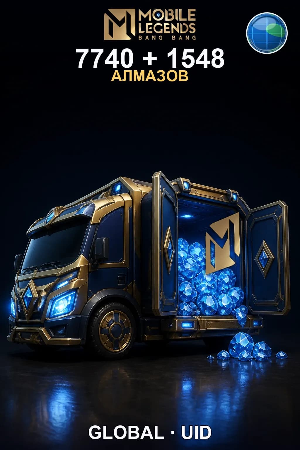 7740 + 1548 Алмазов — MLBB Global